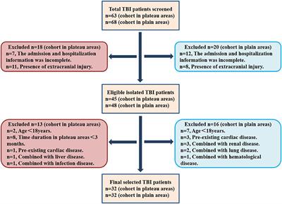The Clinical Differences of Patients With Traumatic Brain Injury in Plateau and Plain Areas